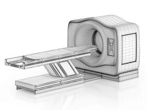 МРТ сканер 3D Модель
