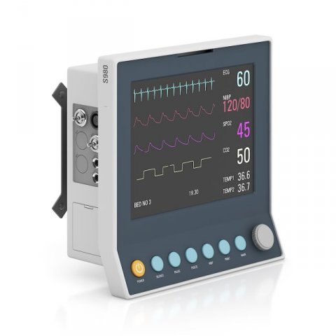 ecg monitor 3Dモデル .c4d .max .obj .3ds .fbx .stl .blend 
