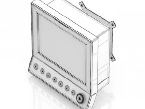 монитор ЭКГ 3D Модель