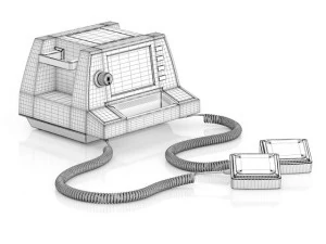 дефибриллятор 3D Модель