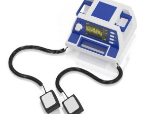 дефибриллятор 3D Модель