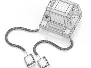defibrillator 3D Model