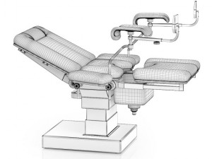 gynecological examination table 3D मॉडल