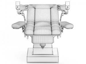 gynecological examination table 3D मॉडल