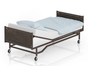 hospital bed Modello 3D