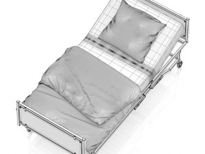 hospital bed Modello 3D