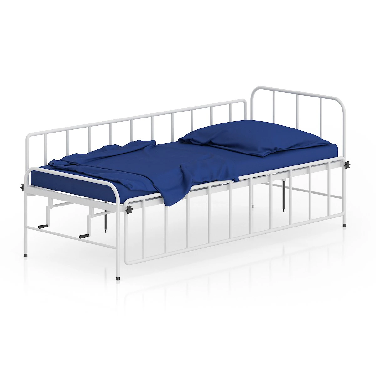 hospital bed 3D Model .c4d .max .obj .3ds .fbx .stl .blend 