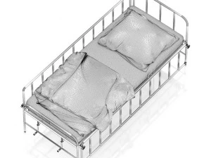 hospital bed 3D Model