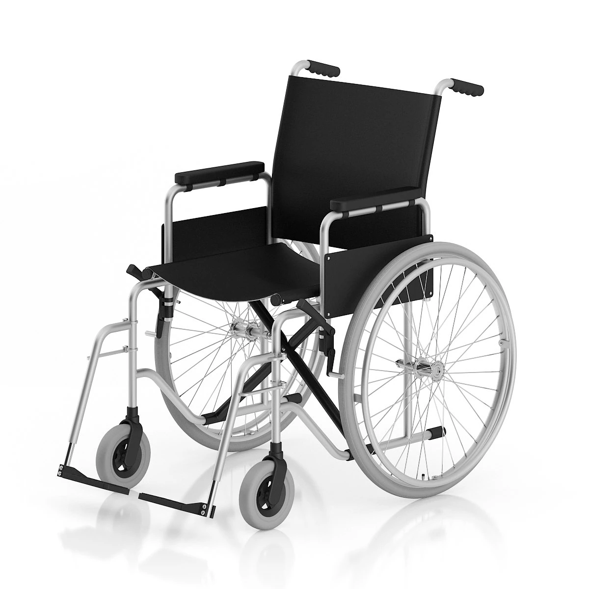 wheelchair 3D Model .c4d .max .obj .3ds .fbx .stl .blend 
