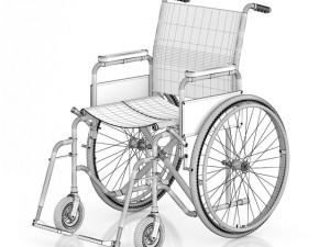 wheelchair 3Dモデル