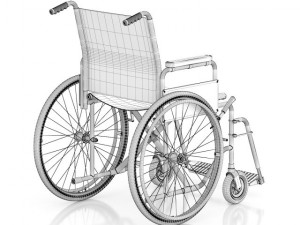 wheelchair 3Dモデル