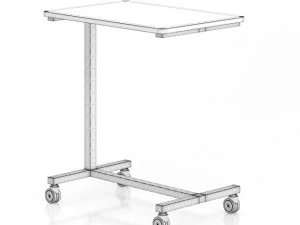 hospital bedside table 3D Model