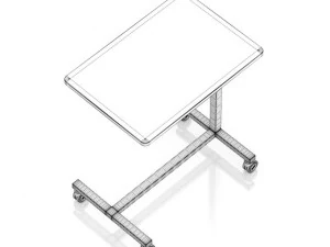 hospital bedside table 3D Model
