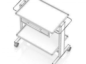 hospital table Modelo 3D