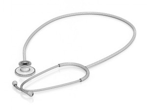 stethoscope Modello 3D