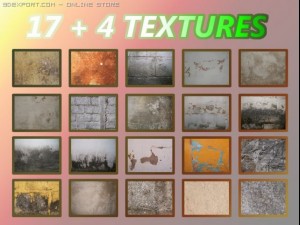 17 old walls hihes textures pack CG Текстуры