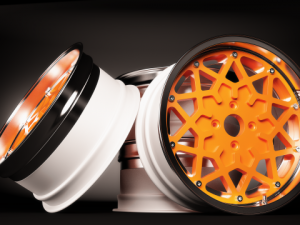 17x8j 10stars 4x100 3D Model