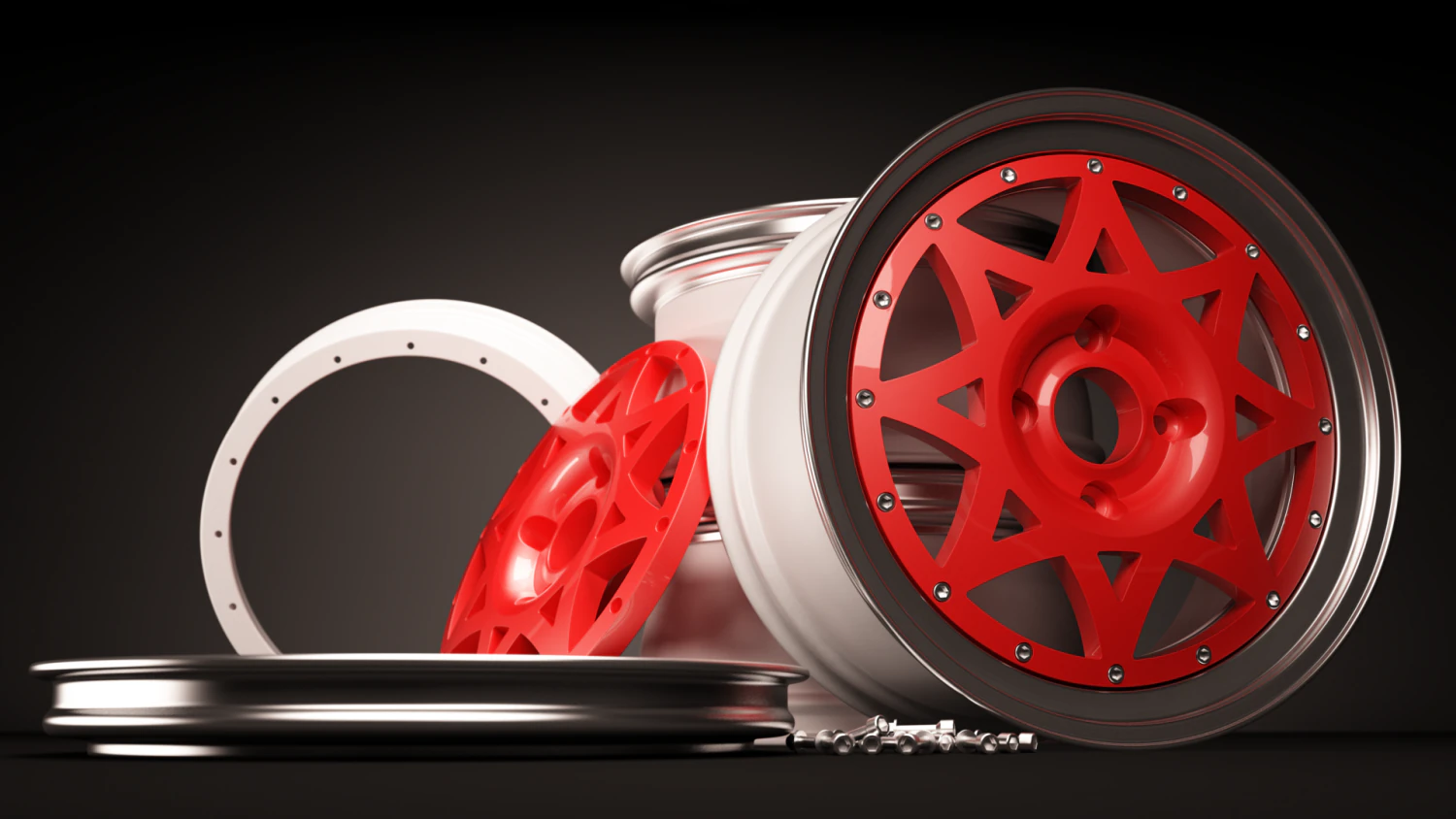 15x7j 8stars 4x100 3D Model .c4d .max .obj .3ds .fbx .stl .blend 