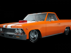 chevrolet elcamino 1966 3D Model