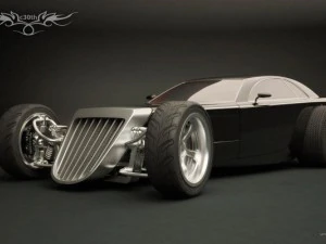 conceito retrô Modelo 3D