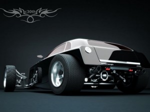 retro concept Modello 3D