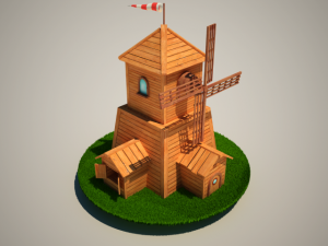mill Modelo 3D