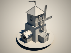 mill 3D Model