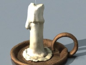 candle Modelo 3D