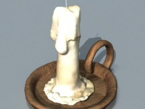 candle Modelo 3D