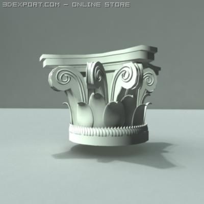 capitel 3Dモデル .c4d .max .obj .3ds .fbx .stl .blend 