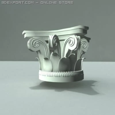capitel 3D Model .c4d .max .obj .3ds .fbx .stl .blend 