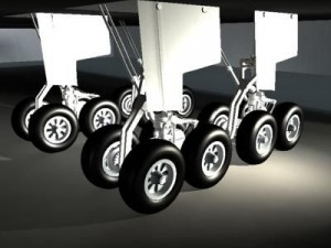 landing gear Modèle 3D