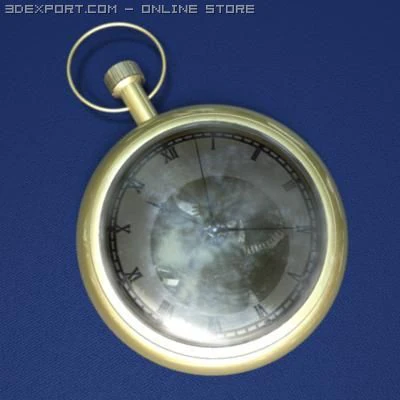 clock 3D Model .c4d .max .obj .3ds .fbx .stl .blend 