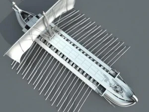 greek ancient ship 3D Model