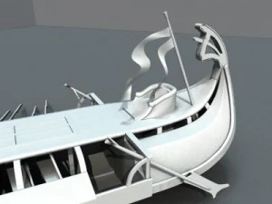 greek ancient ship 3D Model