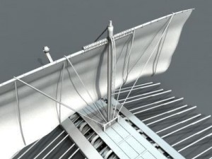 greek ancient ship 3D Model