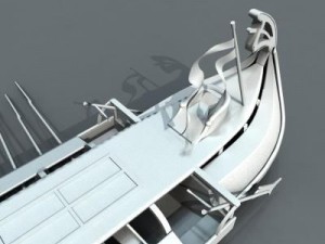 greek ancient ship 3D Model