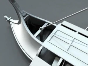 greek ancient ship 3D Model