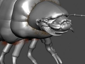 scarab larva 3D Model