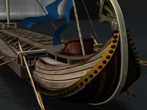 greek ancient ship 3D Model