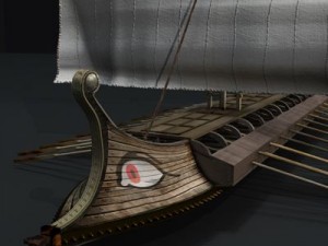 greek ancient ship Model 3D