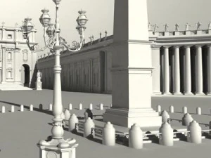 st peters basilica rome 3D Model