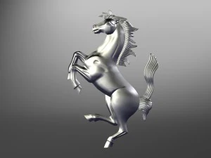logo ferrari Modello 3D