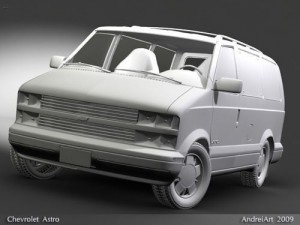 chevrolet astro 3D Model