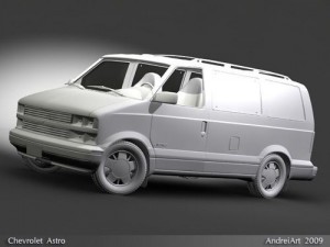 chevrolet astro 3D Model