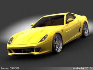 ferrari 599 3D Model