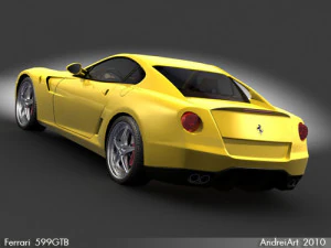 ferrari 599 3D Model