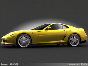 ferrari 599 3D Model