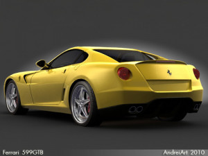 ferrari 599 3D Model