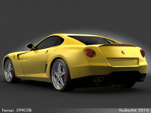 ferrari 599 3D Model
